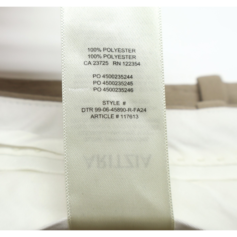 Aritzia Women's The Effortless Pant High Waisted Wide Leg Crepe Pants Taupe Sz 8 - Picture 8 of 9